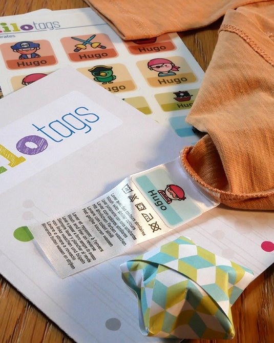 Étiquettes autocollantes pour vêtements : marquage simplifié et durable